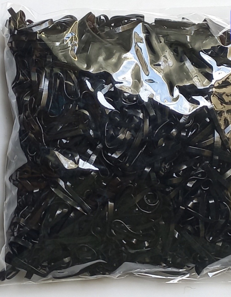 Dây thun buộc tóc cao su đen