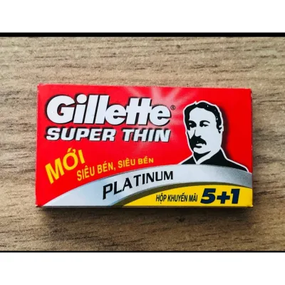 Lưỡi dao cạo lam Gillette Super Thin Hộp Bé 6 cái