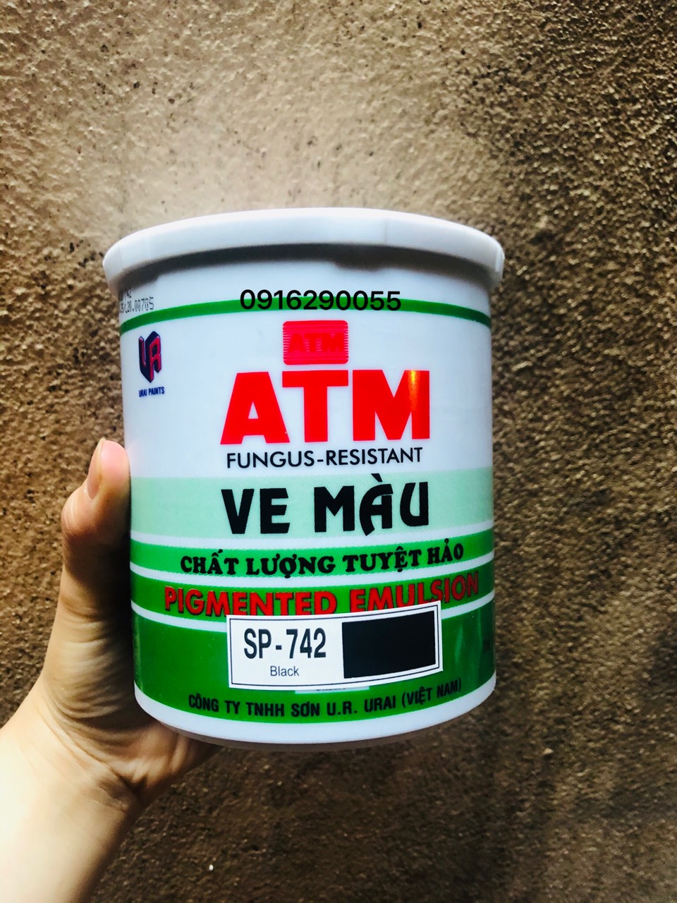 Ve đen ATM (1Lit) - sơn nhà và chậu cảnh