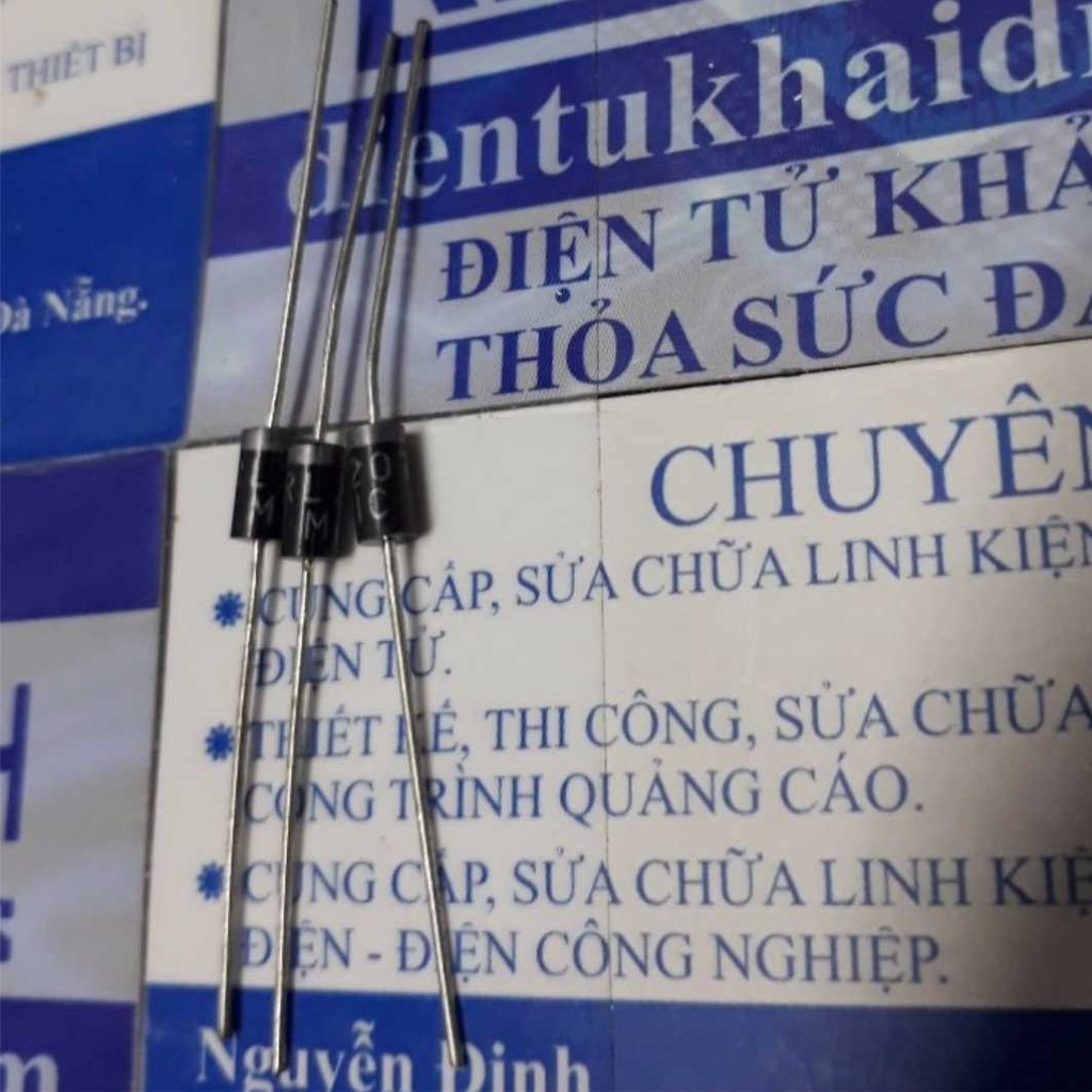 50 con diode chỉnh lưu rl207, 2a/ 700v, do-15 kde4486