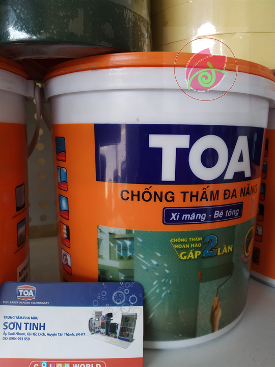 Chất sơn chống thấm đa năng Toa xi măng- bê tông (1kg, 4kg và 20kg)