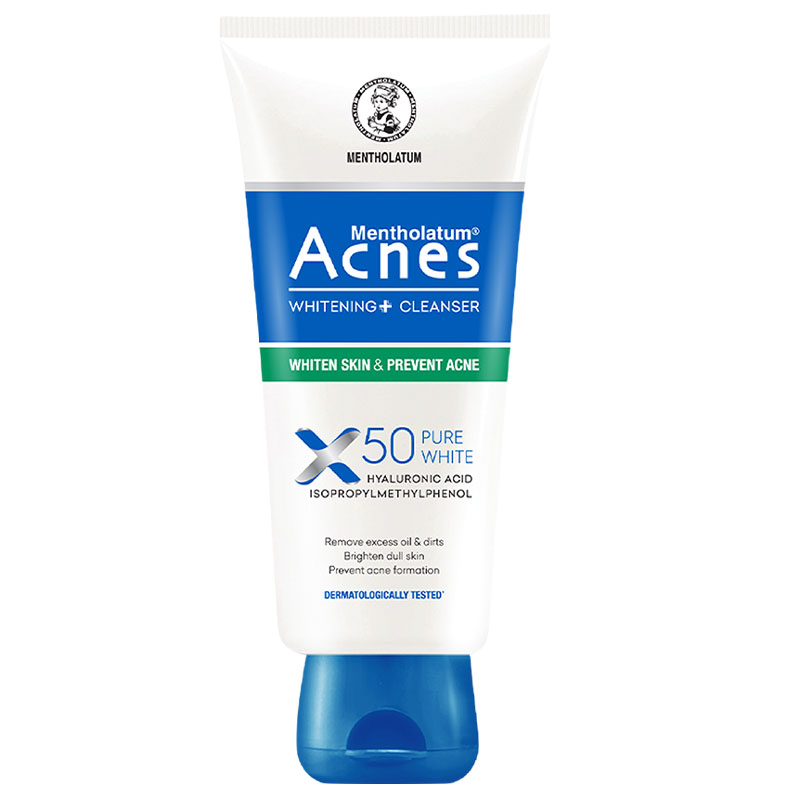 Sữa Rửa Mặt Dưỡng Trắng Pure White Cleanser Acnes 100Gr