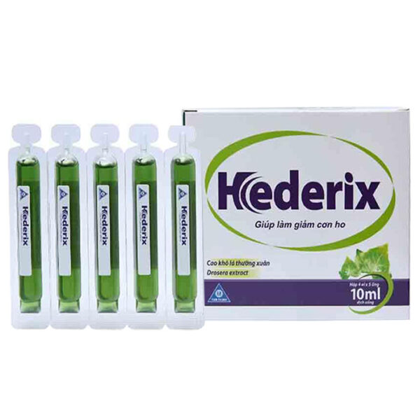 Hederix hỗ trợ làm dịu niêm mạc, hỗ trợ làm ấm đường hô hấp