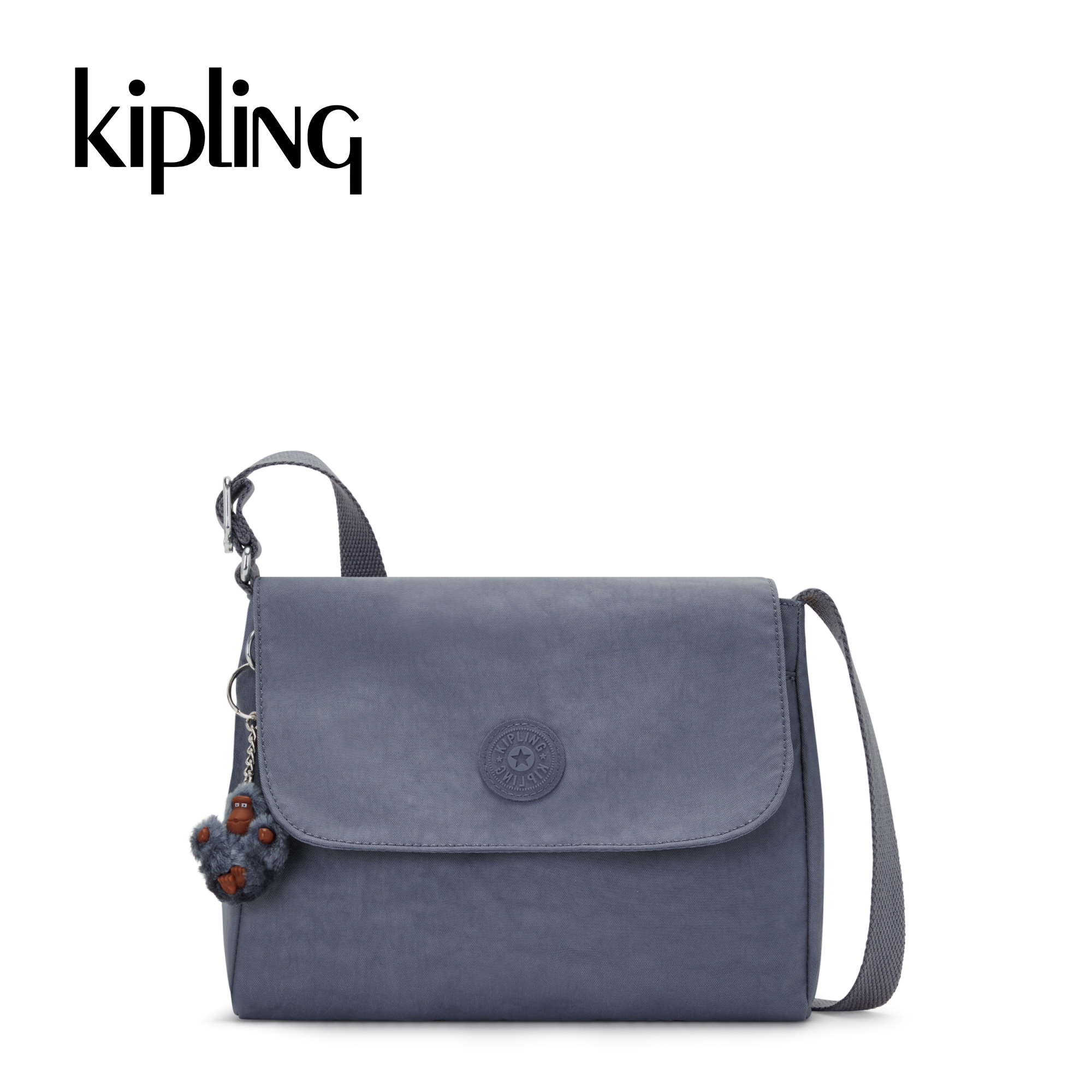 Kipling Túi Đeo Chéo Melillo - Black Tonal/ Perri Blue - HUKI2105