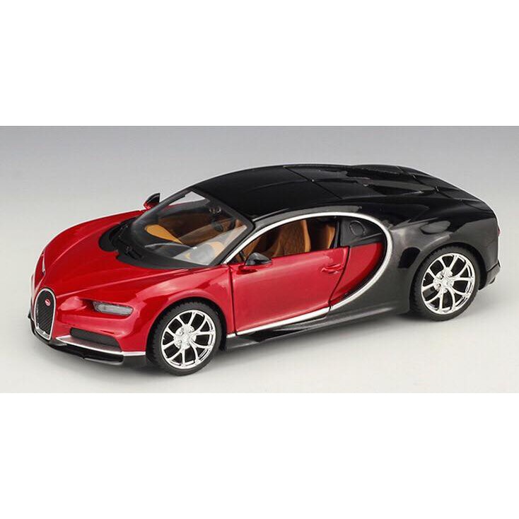 mô hình xe kim loại Bugatti Chiron 1: 24