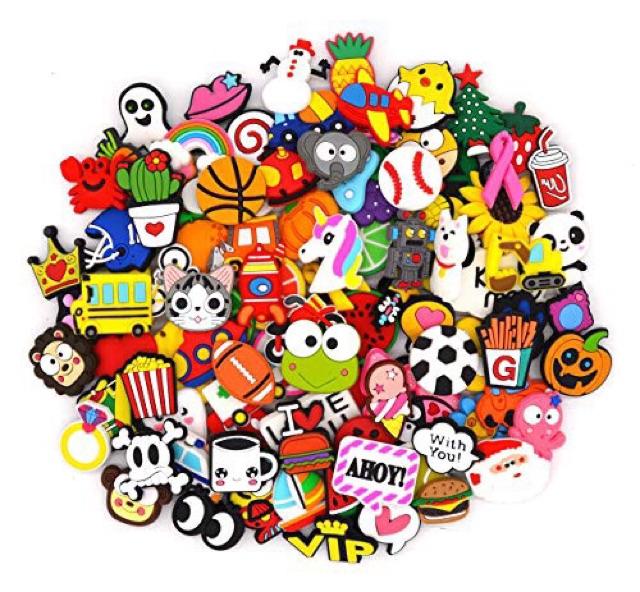 Combo 5 Stick/Stickers/jibbitz Gắn Dép Sục Cute