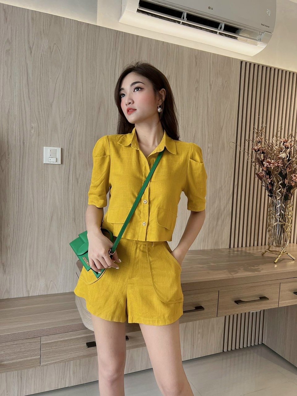 SET BỘ ĐÙI NỮ TAY NGẮN  QUÁ ĐẸP