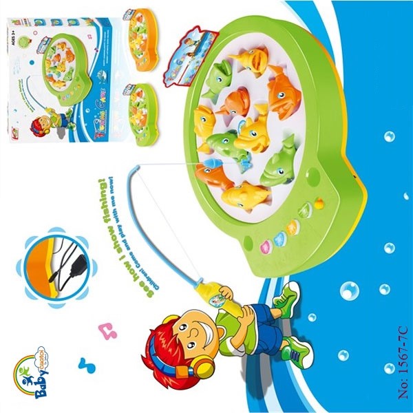 Đồ chơi câu cá cá mập to có nhạc vui nhộn 1567-7C