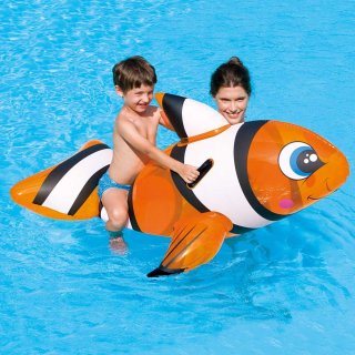 Phao Bơi Hình Cá Nemo Bestway - Phao Bơi Cho Bé - Phao Bơi Trẻ Em - Phao Hình Thú - Kích Thước 1m57 94 cm 68 cm thumbnail