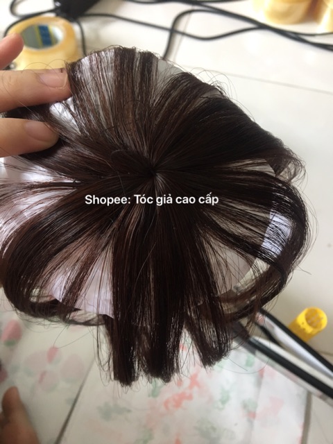 Tóc giả 3D ❤️FREESHIP❤️ tóc mái thưa 3d - tóc giả 1 kẹp