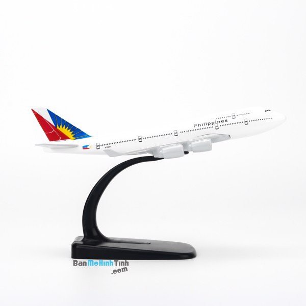 [HCM]Mô hình máy bay Philippines Airlines Boeing B747 16cm Everfly