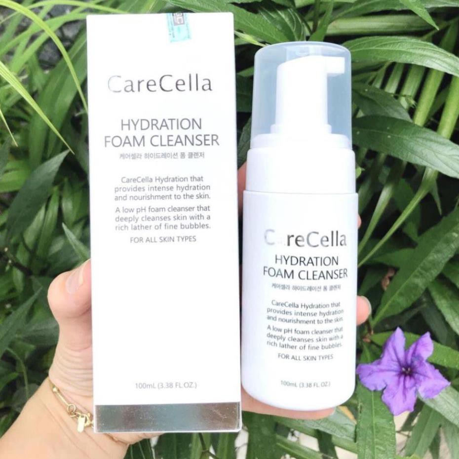 Sữa rửa mặt tạo bọt Carecella Hydration Foam Cleanser 100ml