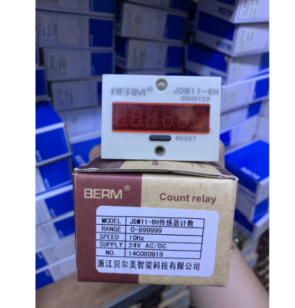 Bộ Đếm Counter JDM11-6H - BERM - 24VDC/AC