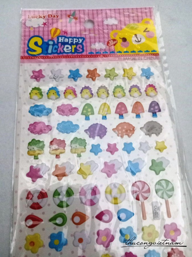 Sticker nổi cc-026