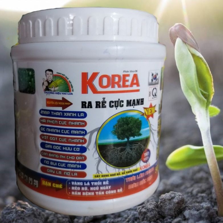 Phân Bón Lá Ra Rễ Cực Mạnh KOREA (500gr)