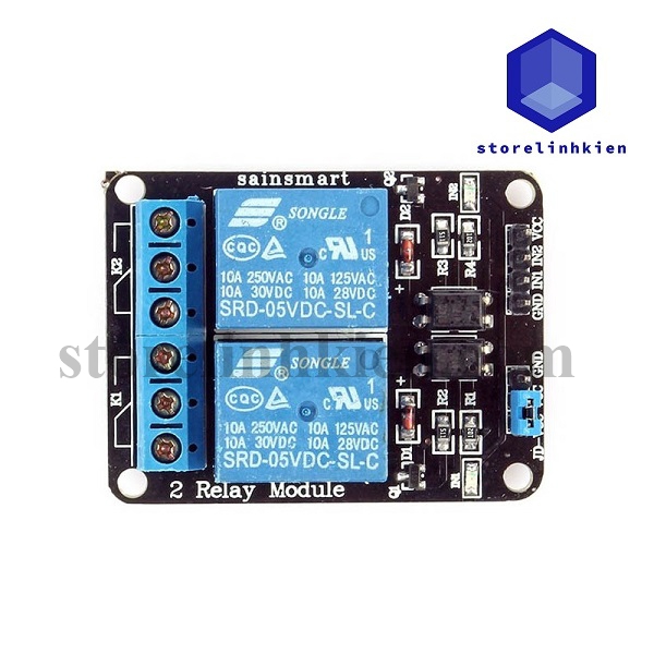 Mạch 2 Relay 5V & 12V opto cách Ly
