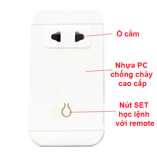 Ổ CẮM ĐIỀU KHIỂN TỪ XA DK01-2A