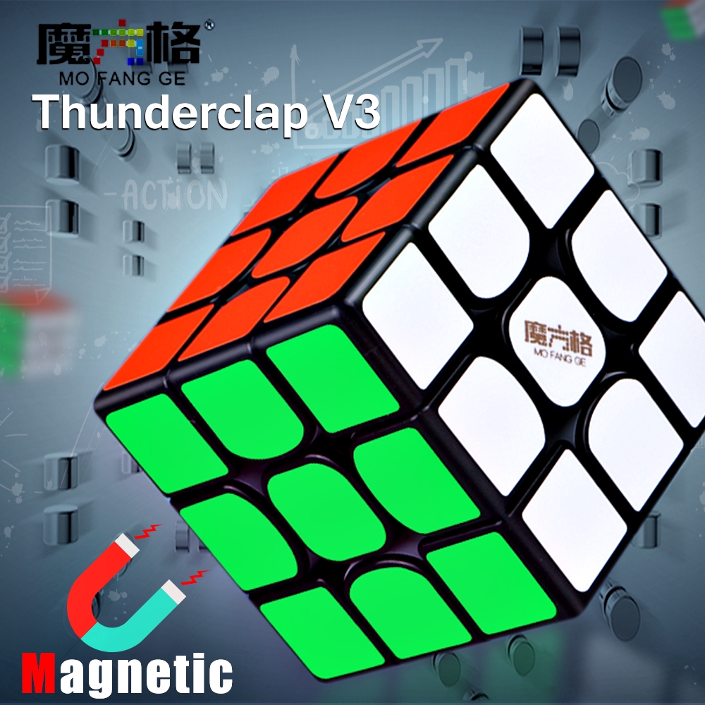 Rubik 3x3 Nam châm Qiyi Thunderclap V3M