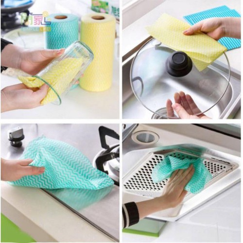 Cuộn 50 Khăn Lau Nhà Bếp Đa Năng (1 cuộn)