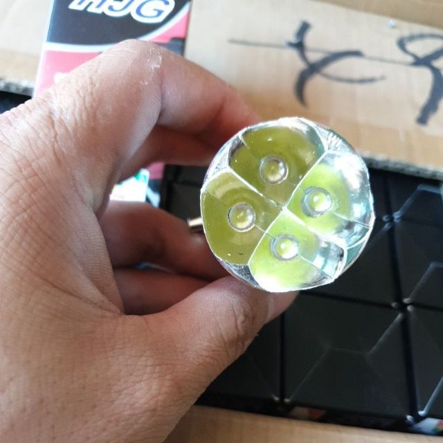 Đèn pha Led H4 7 màu 3 chế độ Tim Led
