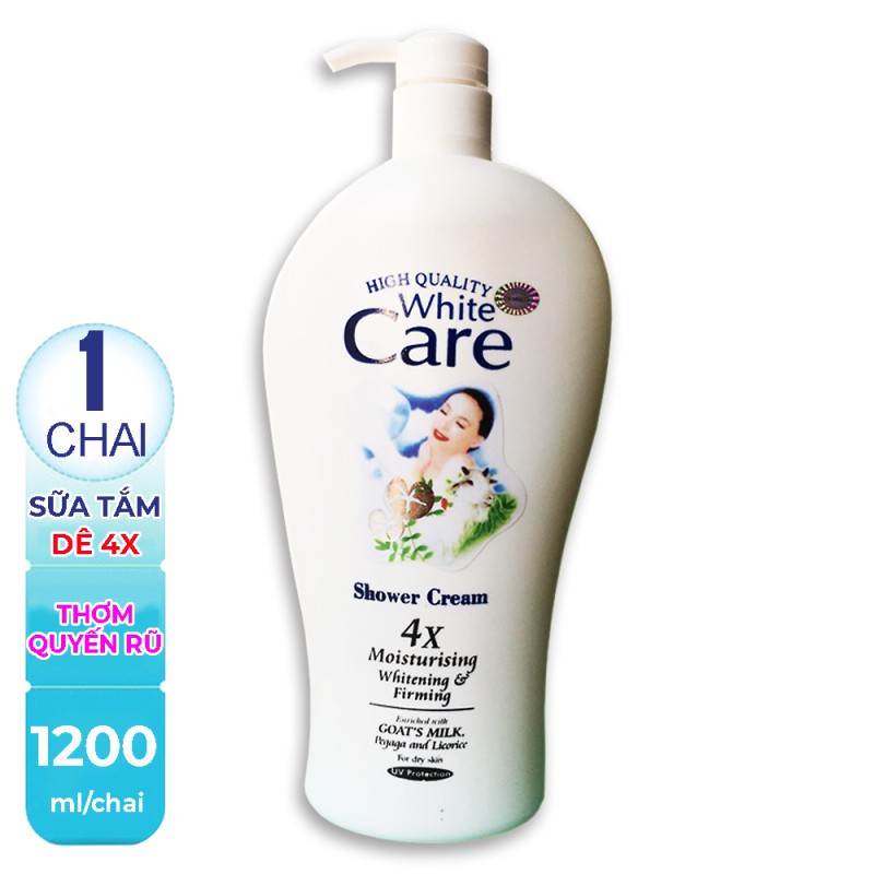 Sữa Tắm Dê White Care 9X (1200ml)