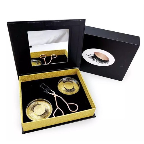 BỘ KẸP MI NAM CHÂM SIÊU HOT Kẹp Gắn Lông Mi Giả Từ Tính 3d Có Thể Tái Sử Dụng Kèm 3 Nam Châm Tiện Lợi