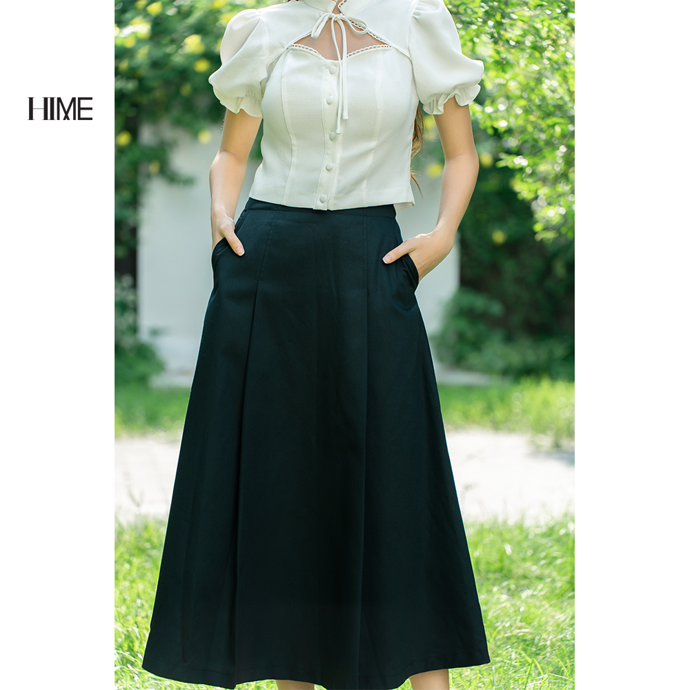 Chân váy midi xếp li HIME H230BF2C1223