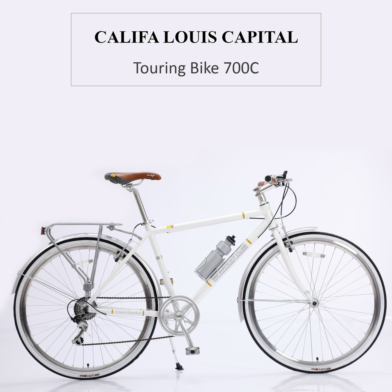 Xe đạp đường phố Califa Louis Capital khung nhôm bánh 28