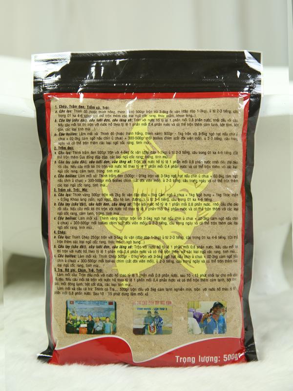 Mồi câu cá Trắm Đen ( 500g ) - Mồi câu cá Hùng Vương