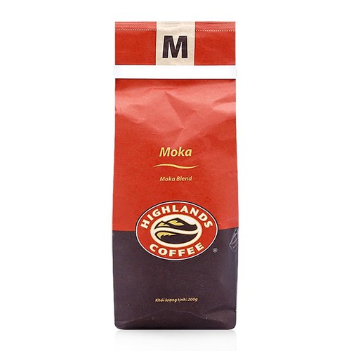 [HCM][Combo 2 gói] Cà phê rang xay Moka Highlands Coffee 200g
