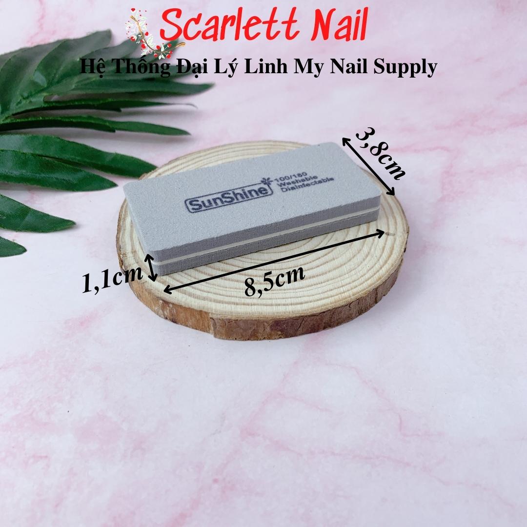 Phao Đánh Bóng Móng Mài Móng Buffer Sunshine Loại Lớn Nhiều Màu