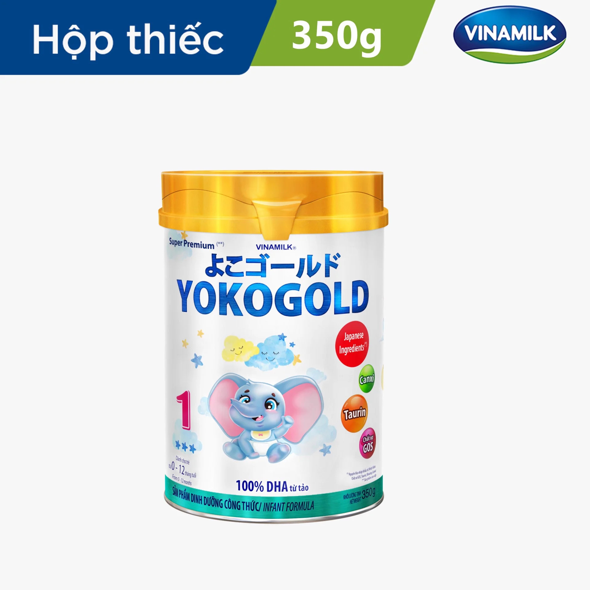 (Expiration Date July 2027) (Point-Eligible) Vinamilk Yokogold Powdered Milk 1 350g.