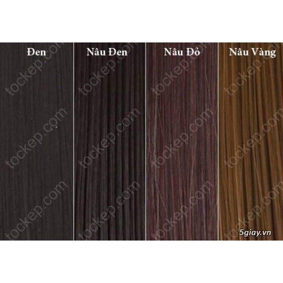 Tóc Ngoạm Thẳng Dài Chất Tơ Chịu Nhiệt Sỉ 50K