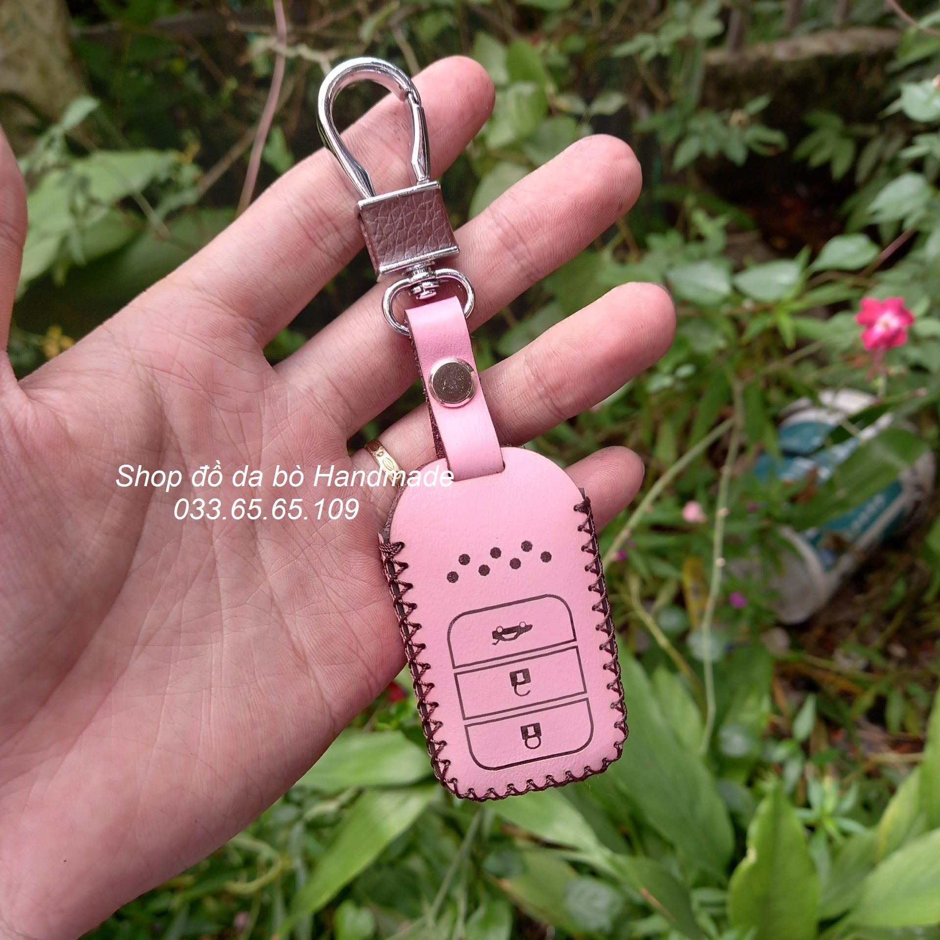 Bao da chìa khóa Honda city, crv, accord, civic (chìa 2,3,4 nút)