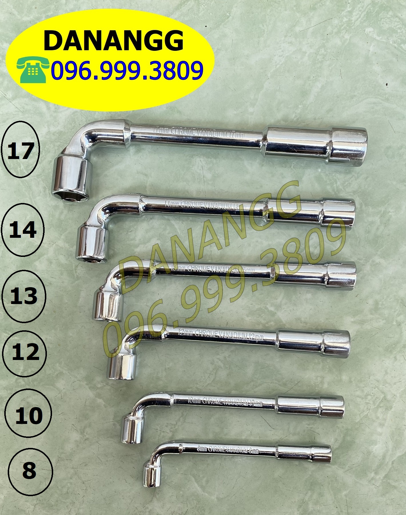 ống điếu 8, 10, 12, 13, 14, 17 có lỗ