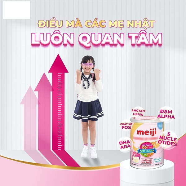 Sữa bột Meiji 1-3 GROWING UP FORMULA 800g