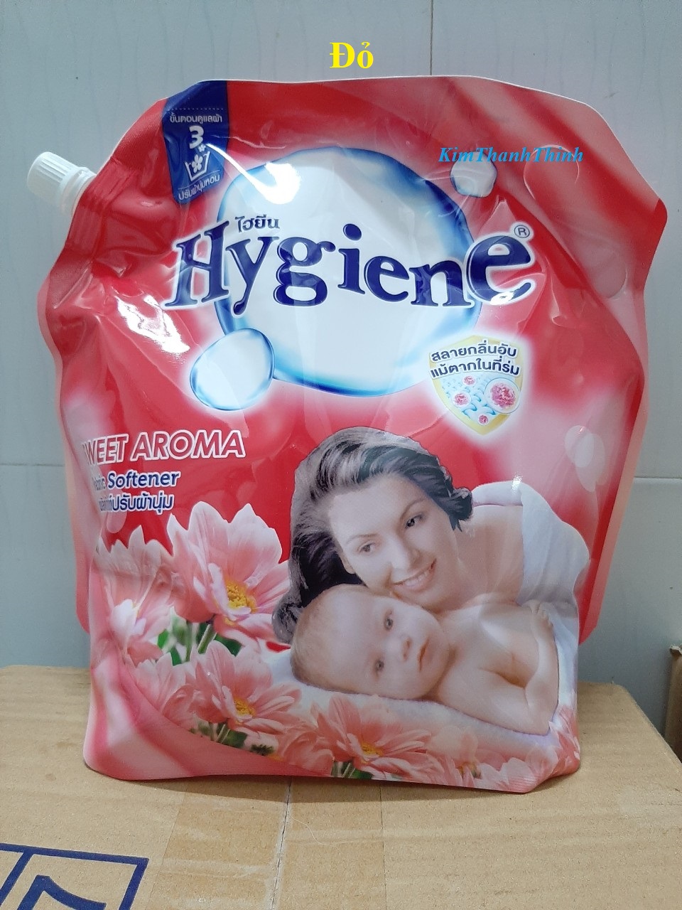(KTT) Nước xả mềm vải Thailand Hygiene 1800ml (1,8 Lít)