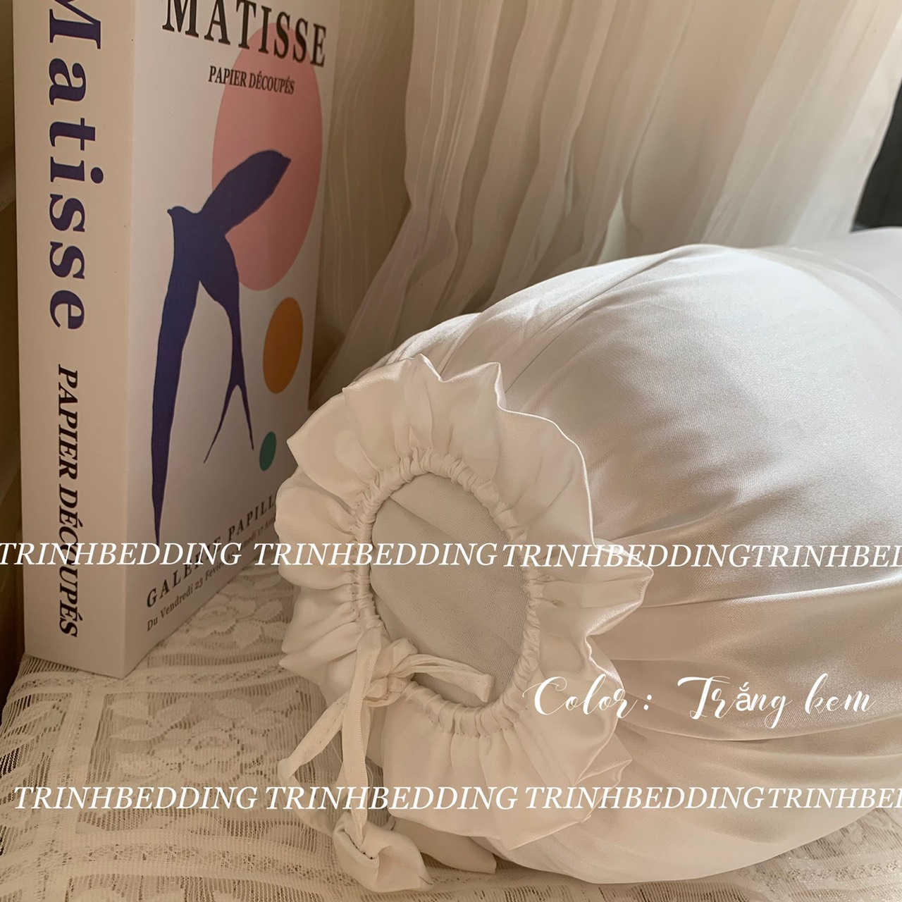 Vỏ Gối Lụa - Gối ôm phi lụa Cao cấp Trinhbedding