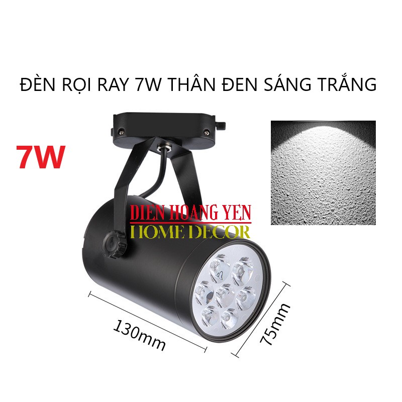 Đèn LED soi tranh 7w cao cấp ( thân đen) - ĐÈN RỌI RAY 7W
