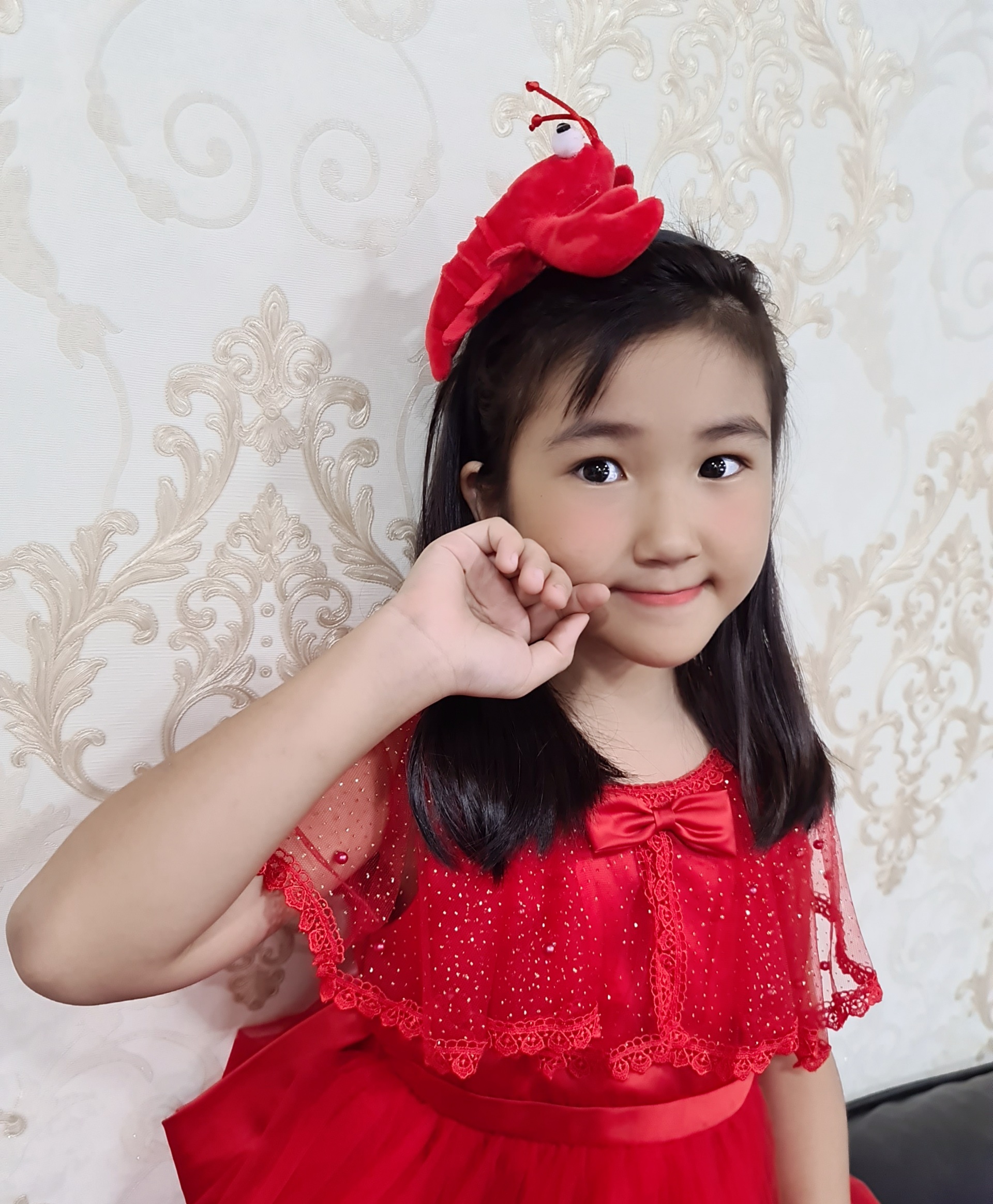 Cài Tóc Hình Tôm Cua Siêu Cute
