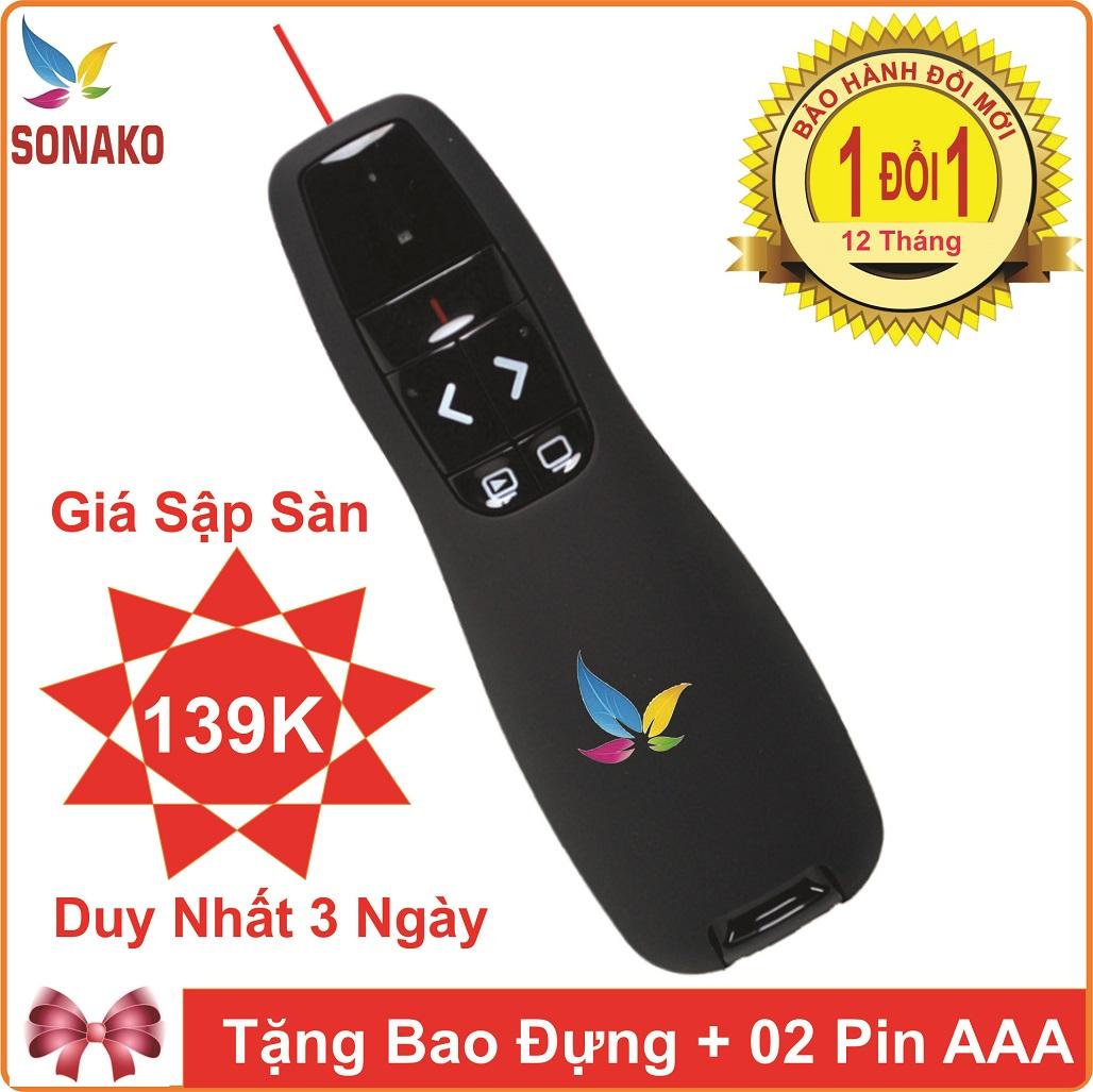 Bút Trình Chiếu Wireless Presenter R400 Powerpoint - Sonako