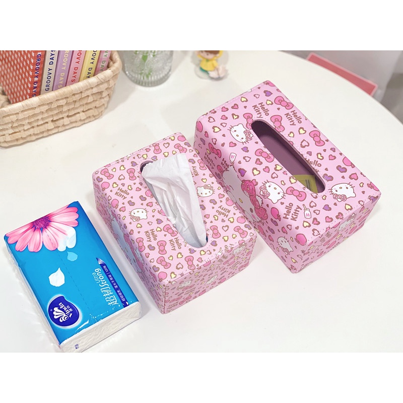Hộp đựng khăn giấy Hello Kitty - Doremon Doraemon
