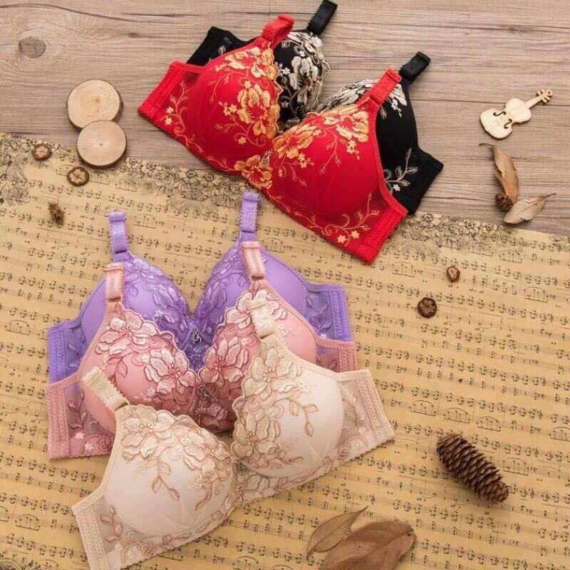 [Hcm]Thin Padded Thai Lace Bra