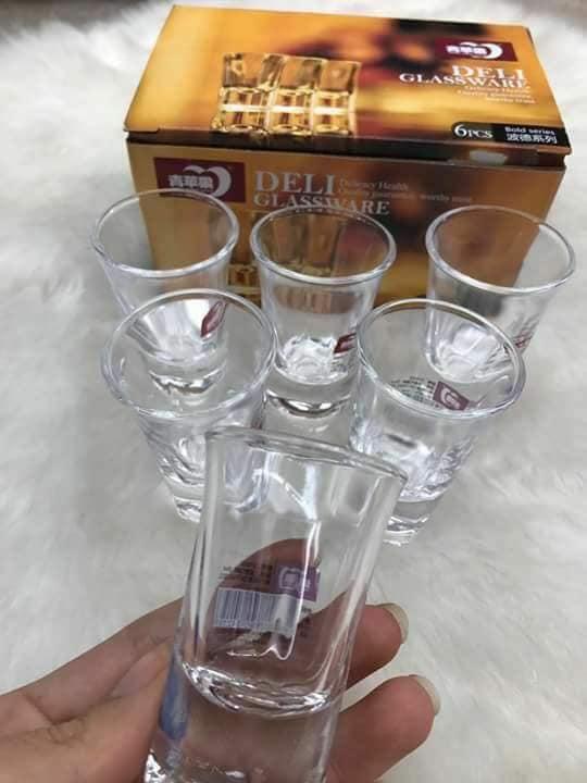 BỘ 6 LY UỐNG RƯỢU DELI GLASS
