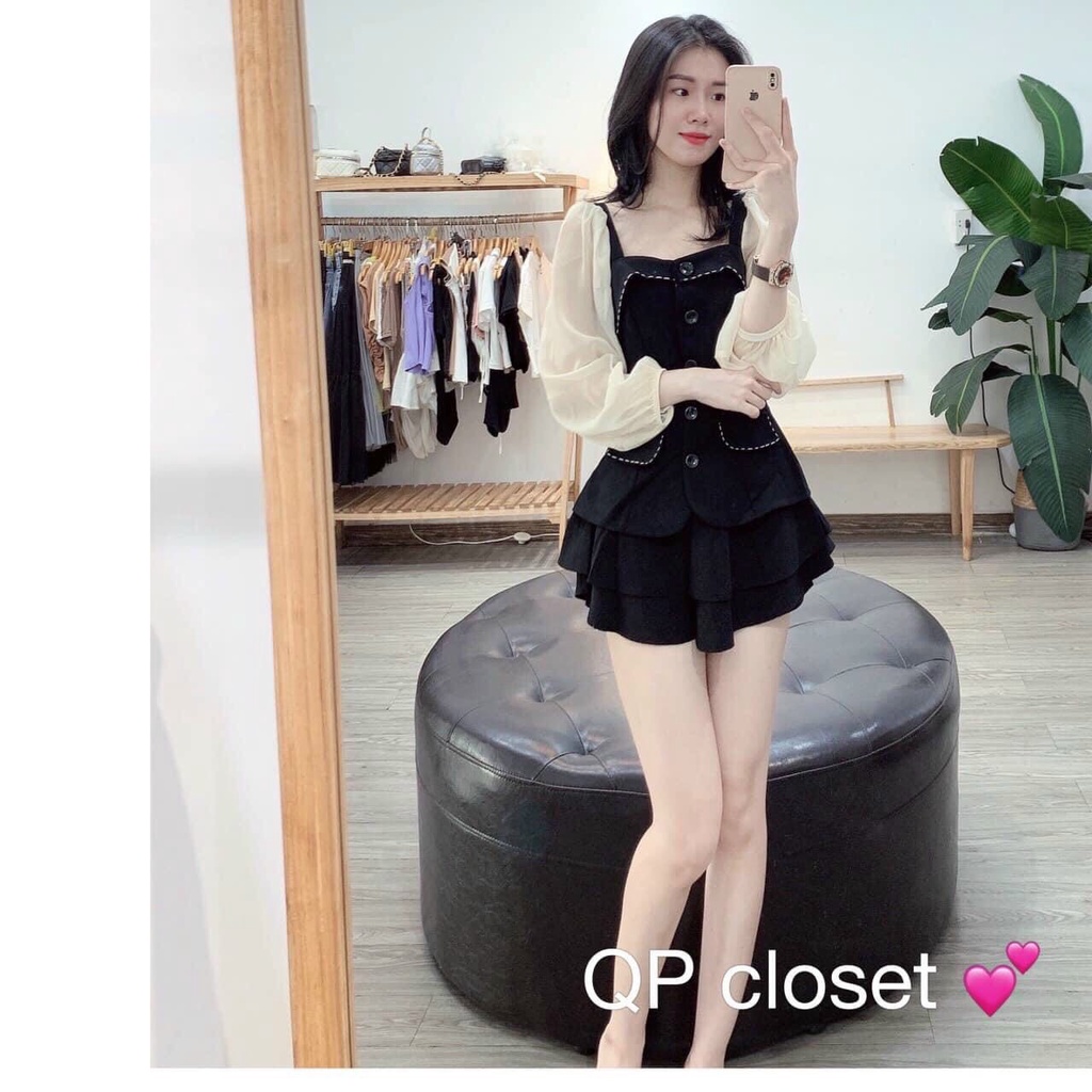 Áo kiểu pha tơ oranga tiểu thư