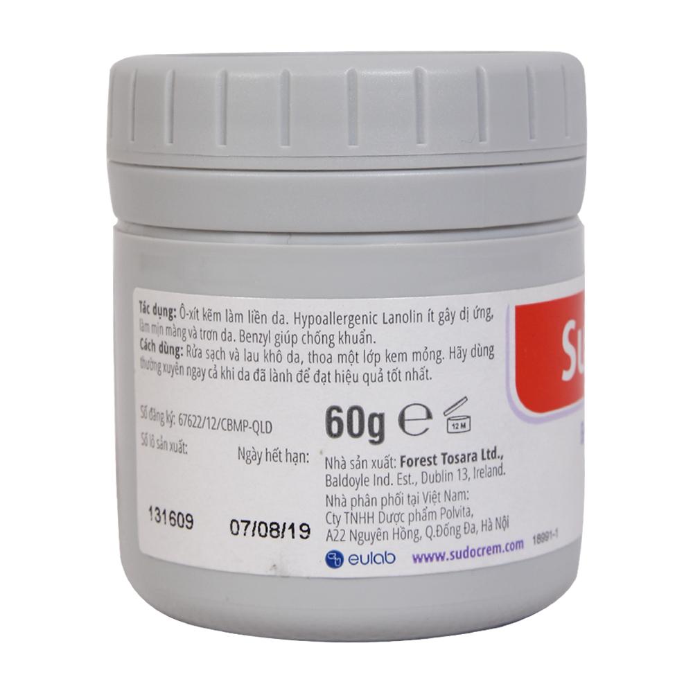 Kem chống hăm 60g - Thuốc trị hâm cho bé