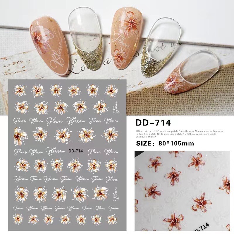 Miếng stick dán mong siêu cute dành cho NAil