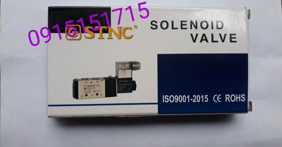 Van điện từ, van khí nén tg2521-08. loại 12v-24v-220v. hãng stnc