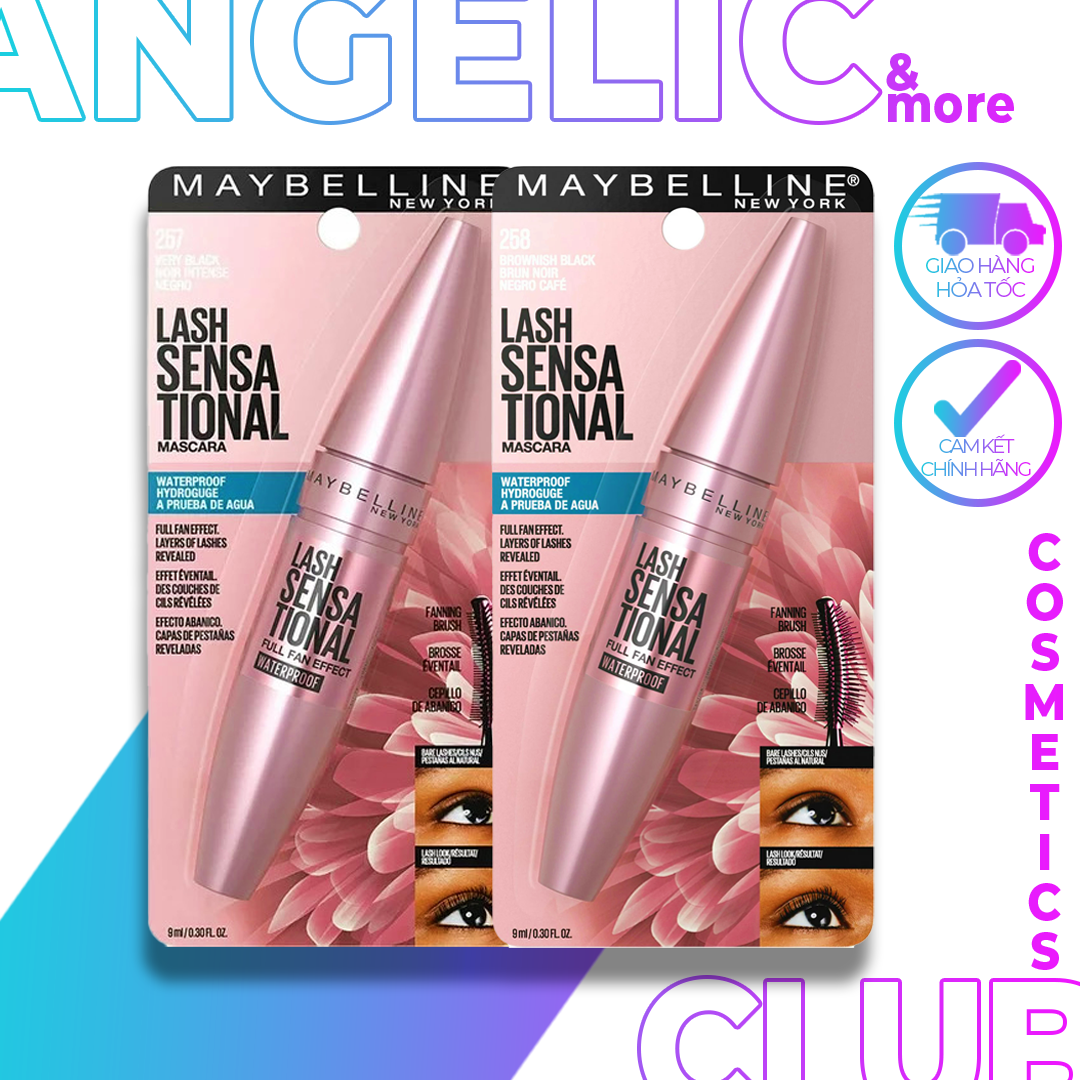 [AUTH] Mascara Maybeline Lash Sensational làm cong mi. Có sẵn