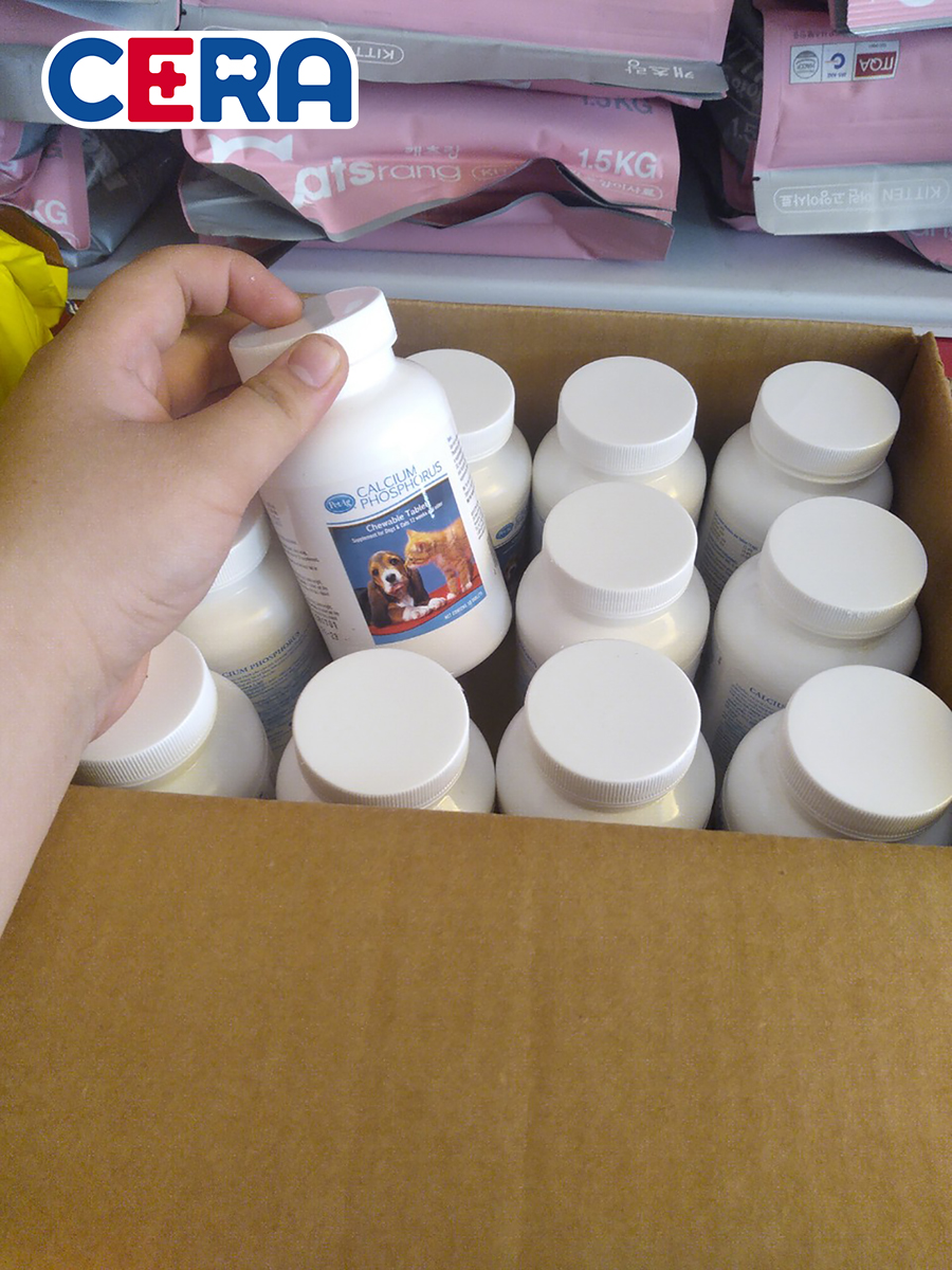 Viên Bổ Sung Canxi Cho Chó Mèo - Calcium Phosphorus Tablets